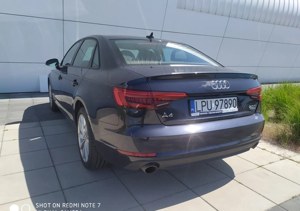 Audi A4 cena 69900 przebieg: 157100, rok produkcji 2017 z Puck małe 529